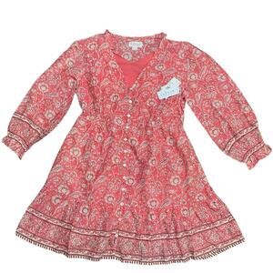 Velvet by Graham Spencer Floral Mary Mini Dress Size Small NWT